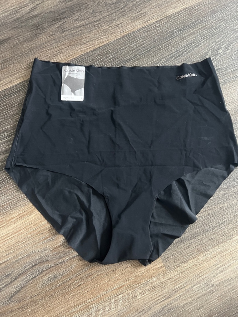 (9) NWT Calvin Klein Black High-Waist Seamless Brief